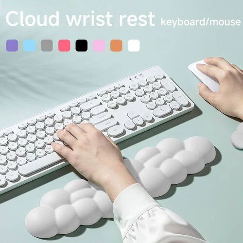 Cloud Shape Wrist Rest Pad Soft Material Memory Foam PU Bott
