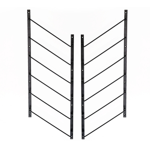 橱柜门板样品展示架挂钩一体展板钩衣橱柜门样板连体色板钩门板托