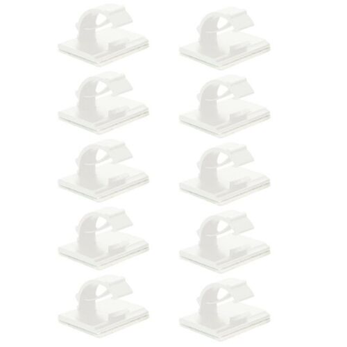 10X Cable Clamp Self Adhesive Wire Cord Management Wire Hold