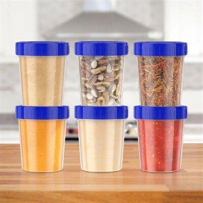 10pcs 120ml Salad Dressing Containers with Lids Condiment