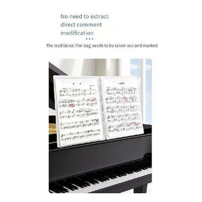 Sheet Music Folder, 40 Pages, Sheet Music/Holder,Fits