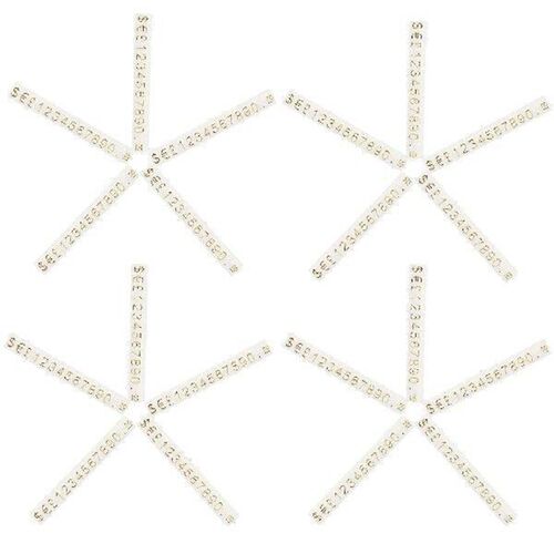 20Pcs Price Displaying Cube Counter Stand Price Tag