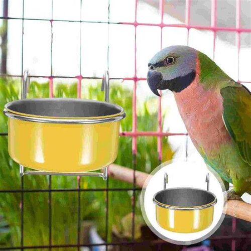 Parrot Food Bowl Bird Feeder Hanging Cage Small Accessories