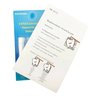 8pcs For Dual Clean Electric Toothbrush Head Replacements So