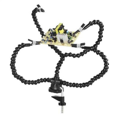 Helping Hands Soldering Third Hand PCB Tool 3 Flexable Arms
