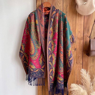 2024 New Fashion Winter Warm Thick Soft Cashmere Luxury Bran