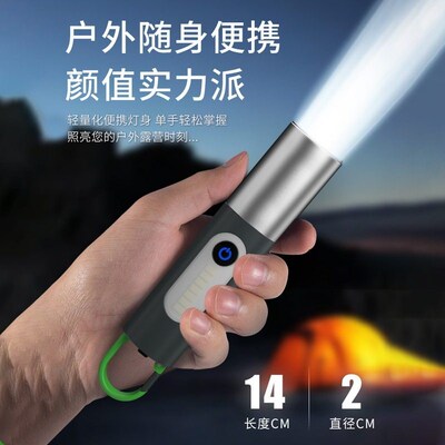 LED flashlight telescopic zoom mini flashlight