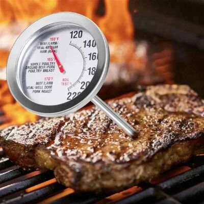2019Stainless Steel Meat Thermometer 2.5-in Dial Instant Rea