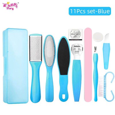 Ifory 11 Pcs Set Professional Pedicure Tools Foot Skin Care