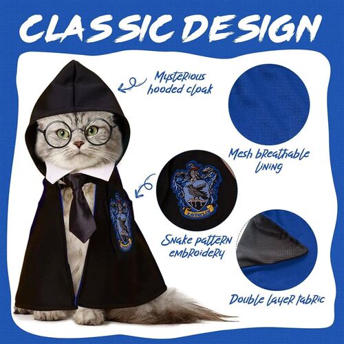 Dog Costume Pet Cat Cosplay Cloak College Pet Clothes Small