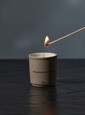 cottee咖啡馆香薰蜡烛 tke wy 打包杯创意家用室内陶瓷杯香氛