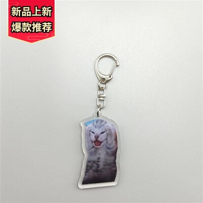 24Rambling Goat Huh Cat Meme Keychain Confused Cat Memes Cat