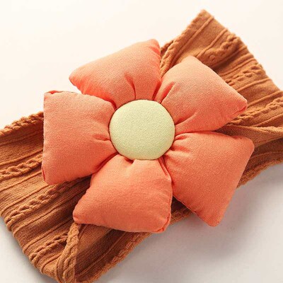 INS Childrens Hair Band Jacquard Nylon Flower Ba Hair Band