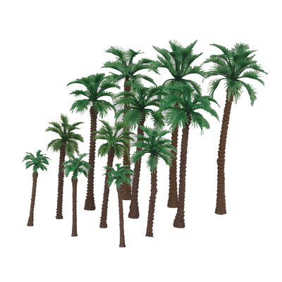 12Pcs Palm HO N Z Artificial Rainforest ama for Projects Mod