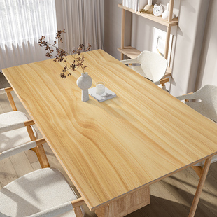 原木色桌垫仿木纹拍摄桌布防水防油pvc皮革高级感餐桌布茶几台布