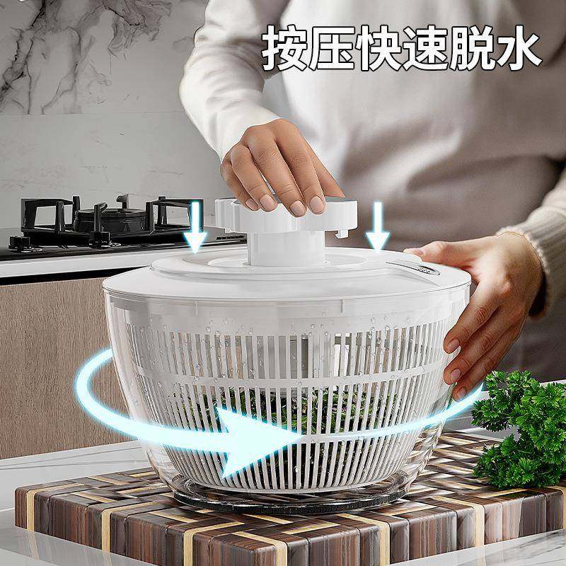 厨房手动按压式蔬菜脱水器家用多功能果蔬沙拉甩水菜篮水果沥水篮,鲜花速递/花卉仿真/绿植园艺,割草机/草坪机,淘宝优惠券,粉丝福利购,淘宝优惠卷