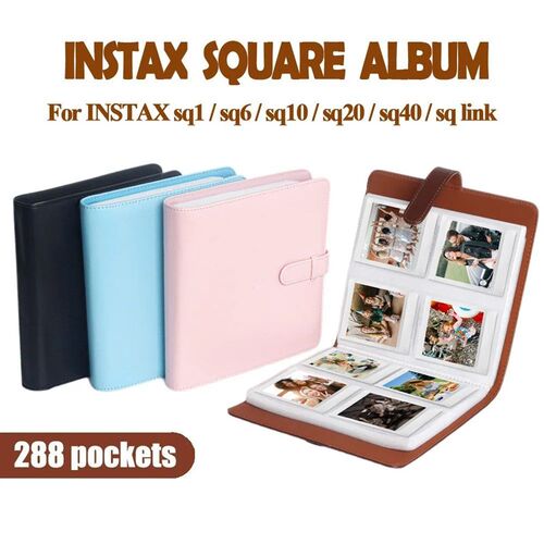 1 pc, 288 pockets Photo Album for Instax Square SQ1/SQ6/SQ10