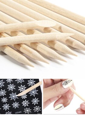 Wood Nail Sticks Cuticle Pusher Remover Manicure Pedicur美甲