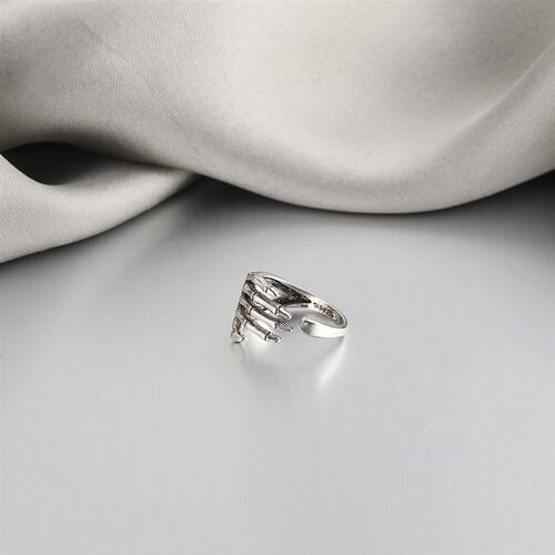 LATS Silver Color Trend Punk Rock Vintage Creative Skeleton