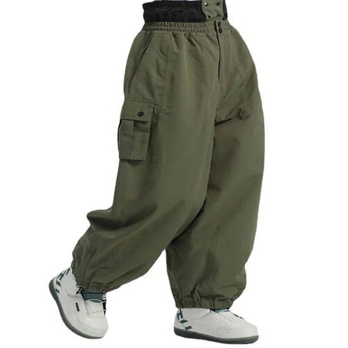 2024 Woman Skiing Baggy Pants Warm Loose Skying Ski Trousers