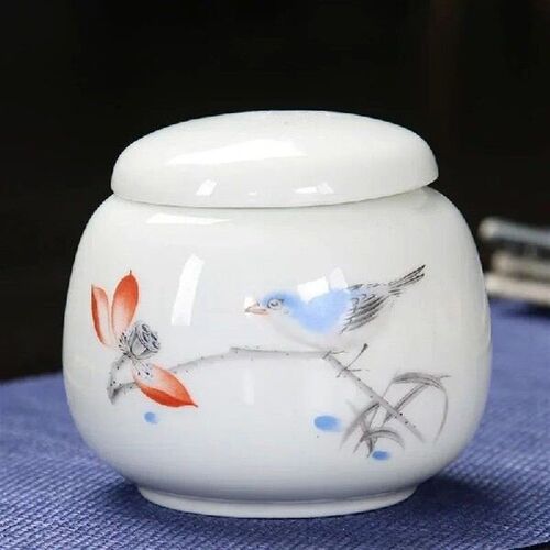 1PC ceramic storage tank Tea can Plum Orchid Bamboo