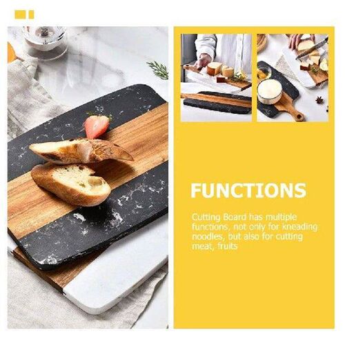 Acacia Cutting Board Kitchen Boards Veggie Tray Marble