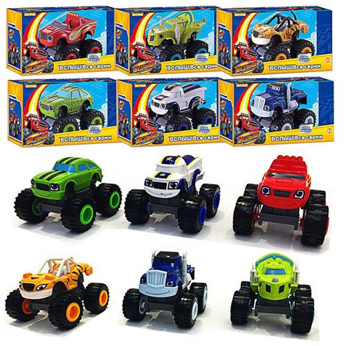 Childrens Toy Car and Monster Machines Super Stunts Blaze B
