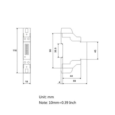 LCD Digital Single Phase Din Rail Electricity Power Consumpt