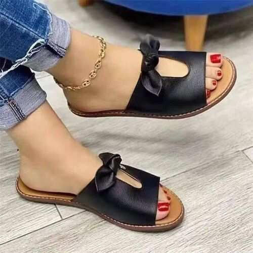 Summer Women Sandals Fashion Bow Female Slippers Plus Size