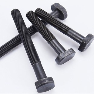 发黑T型槽用螺栓 300 GB37T型螺丝 8.8级T型压板螺栓