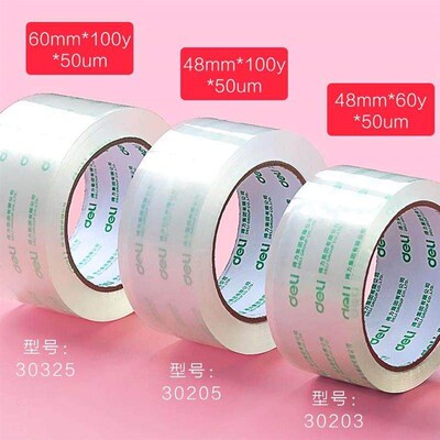 deli transparent packaging tape big packing tapes delivery