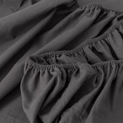 soft bed sheets fitted sheet cotton seRt 床垫套 纯色床笠床单
