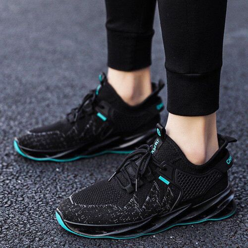 Mens shoes fashion trend breathable blade bottom mens spor