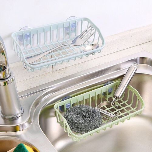 Wash Multifunctional Suction Cup Dishwashing Sponge Holder H