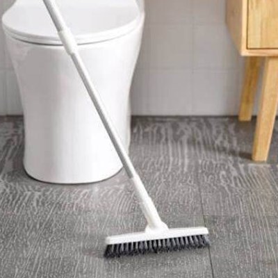 Floor bathroom bru long handle bristle tile crack bru