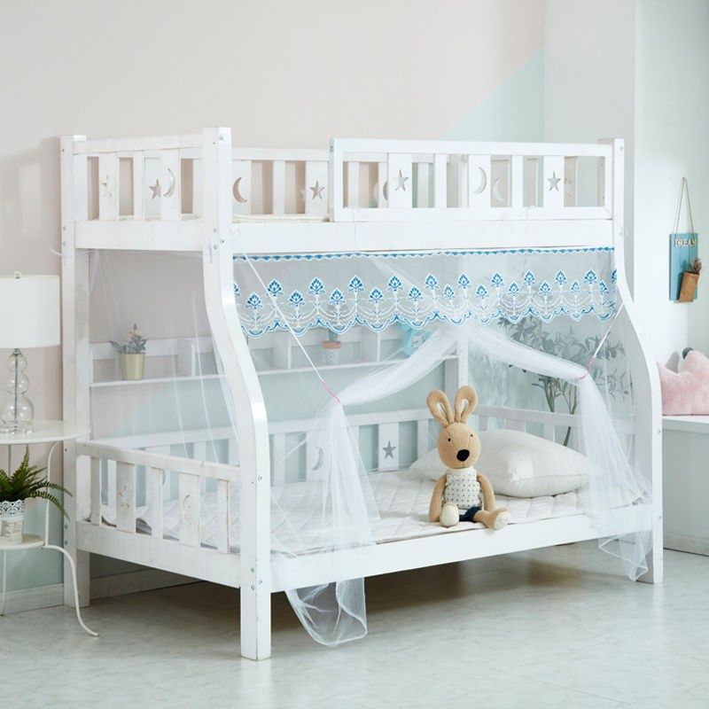 加密子母床下铺蚊帐层儿童高低床下铺1.2/1./1.5家用梯形蚊帐,床上用品,蚊帐,淘宝优惠券,粉丝福利购,淘宝优惠卷