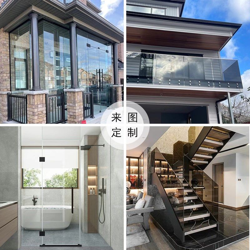 至19mm钢化玻璃定制家用餐桌茶几磨砂设备窗玻璃板钻孔夹胶圆形,基础建材,钢化玻璃,淘宝优惠券,粉丝福利购,淘宝优惠卷