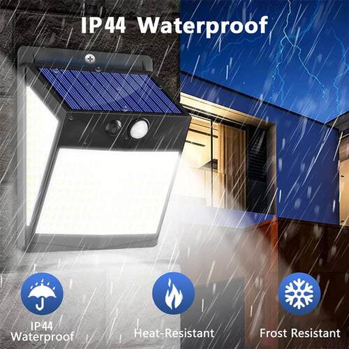 238 LED Outdoor Solar Light Wall Sconce with Motion Sensor S