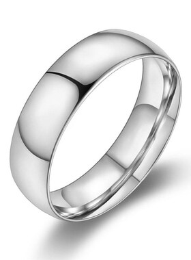 MIXMAX 50PCs Silver Plated Stainless Steel Rings For Men 2mm