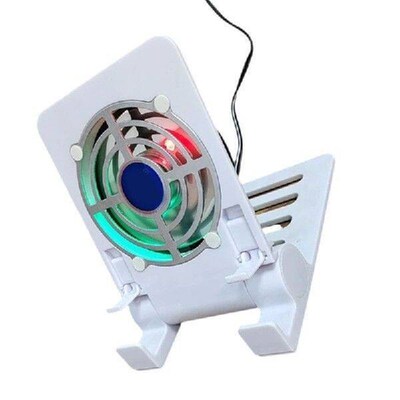 Dropship Foldable Holder With Builtin Quiet Cooling Fan,