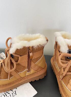 Size 15-30 Witer ew Childres Sow Boots Girls Childres So