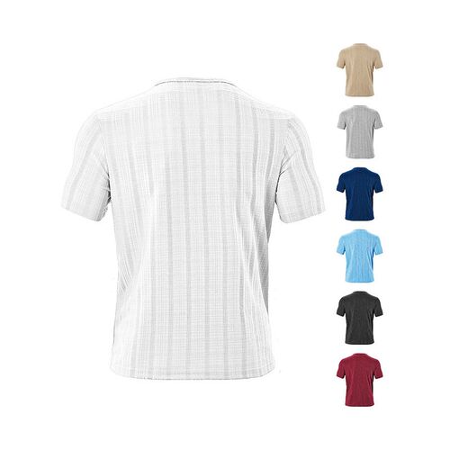 2025 Hot Selling V Neck Mens Fashion Short Sleeve Henry Ame