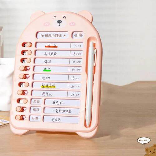 Reusable Chore Chart Planning Board Portable Memo Checklist