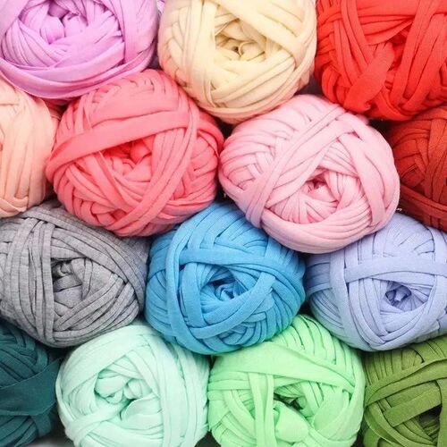 100g/ball 2cm Thick Cloth Yarn for Crochet Soft Colored Yarn