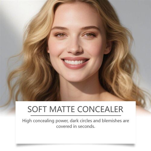 Zephoco Natural Concealer - Evens out skin tone, providing a
