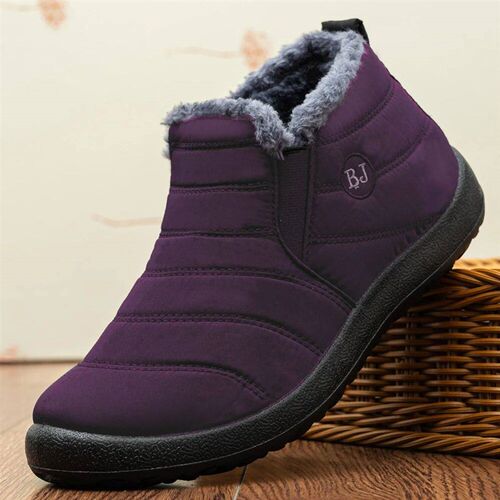 Men Boots Waterproof Winter Boots Lightweight Snow Boots War