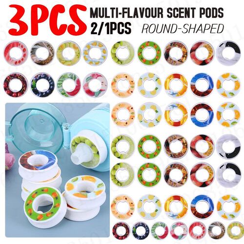 1/2/3pcs Flavor Pods For Air Up Water Bottle Cup Round-shape