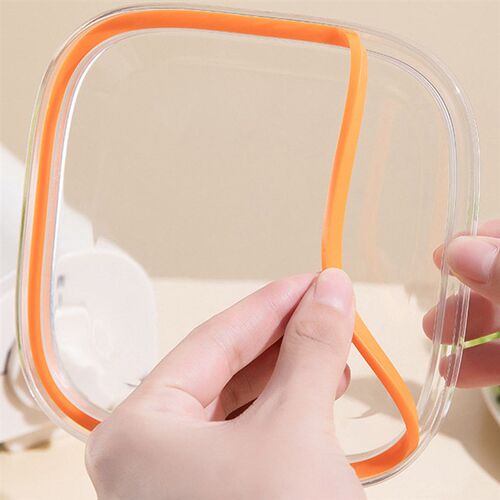 Kitchen Seasoning Box With Spoon Handle Four-compartment Tra