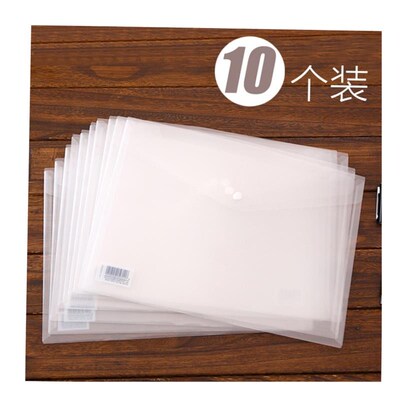 a4 pocket plastic folder transparent envelope file bag透明