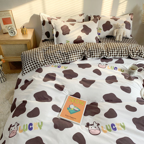 Quilt Bedsheet Bedcovers Duvet Sheets Bed Set Bedding Cover